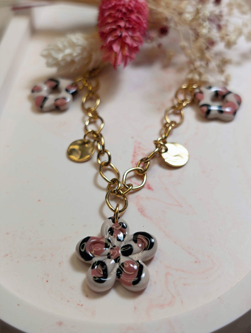Collier - Aurora Léopard