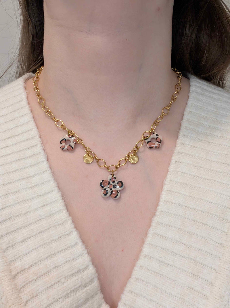 Collier - Aurora Léopard