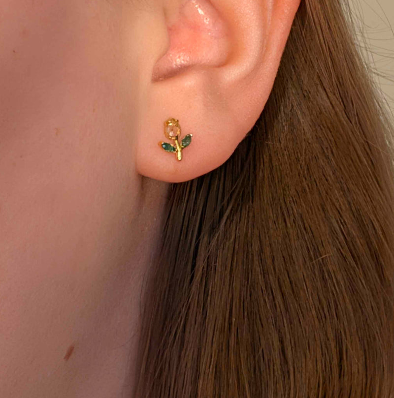 Boucles d'oreilles tulipe 🌷