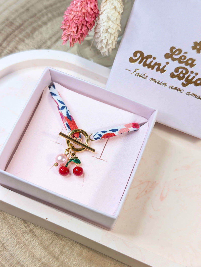 Bracelet liberty - Cerise
