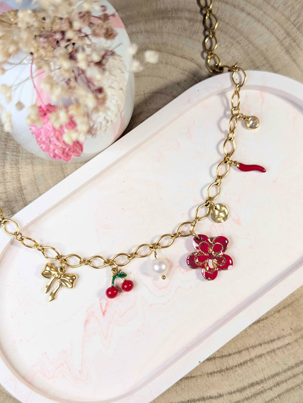 Collier - Aurora Cerise