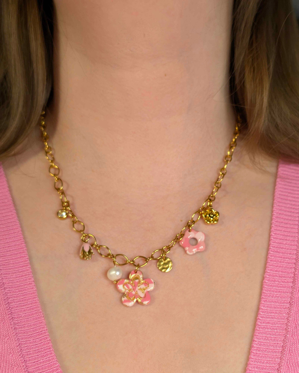 Collier - Aurora rose