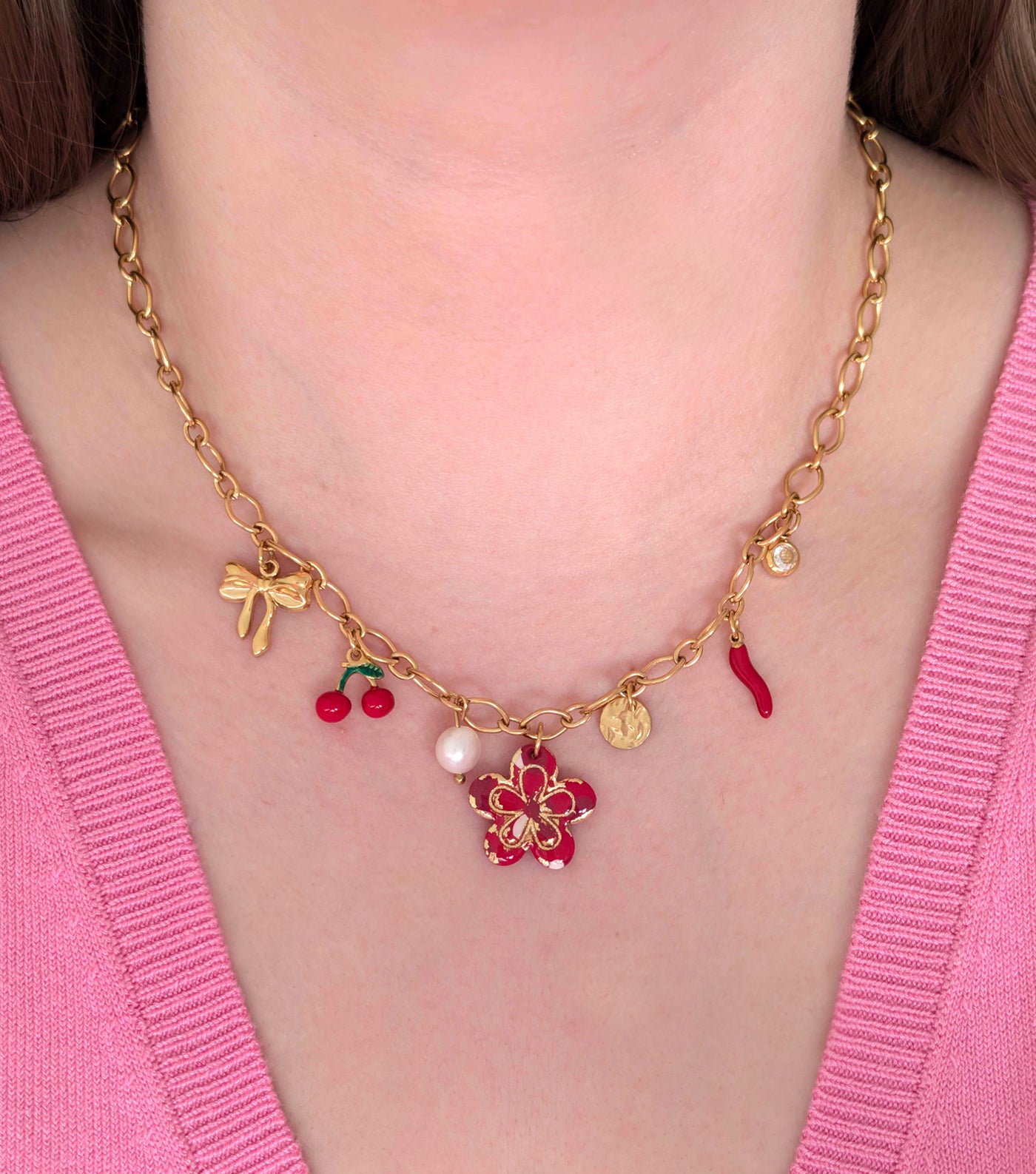Collier - Aurora Cerise