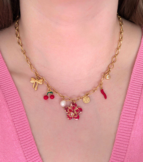 Collier - Aurora Cerise