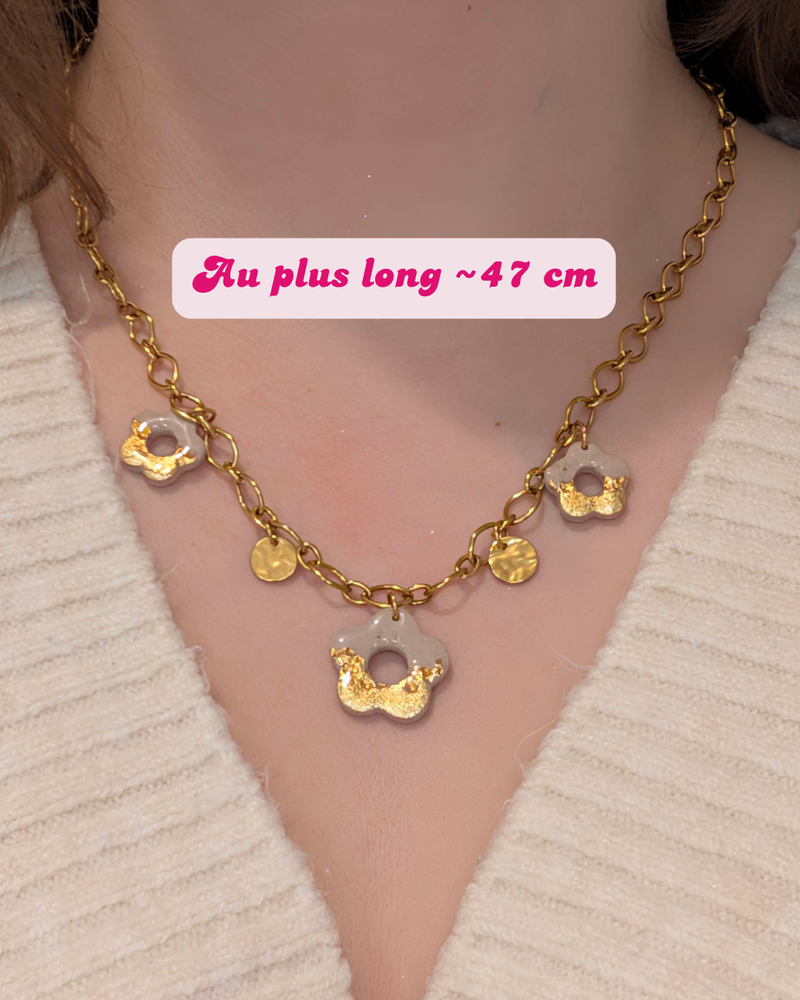 Collier - Aurora rose