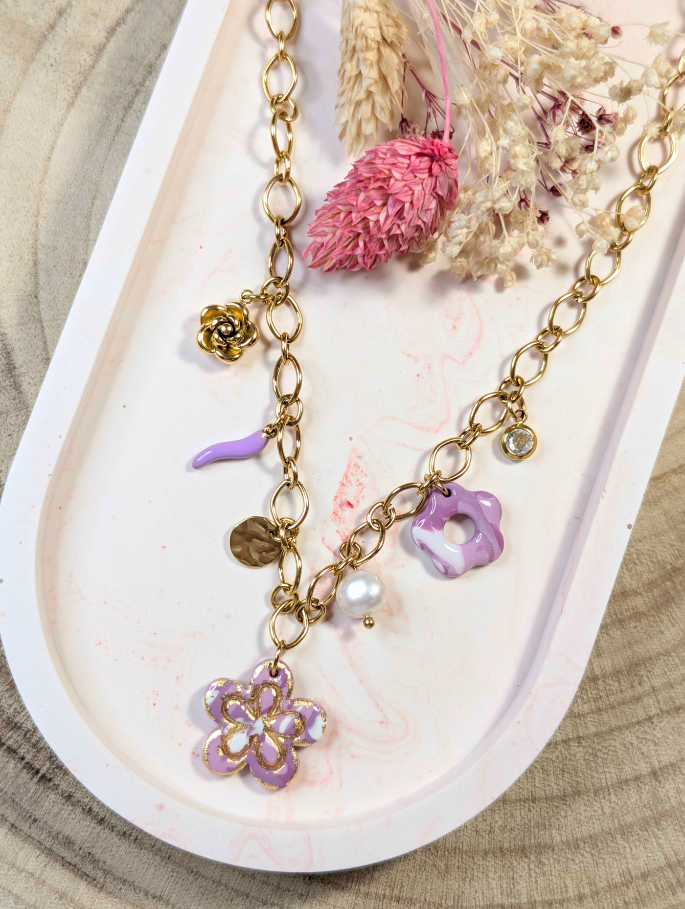 Collier - Aurora violet