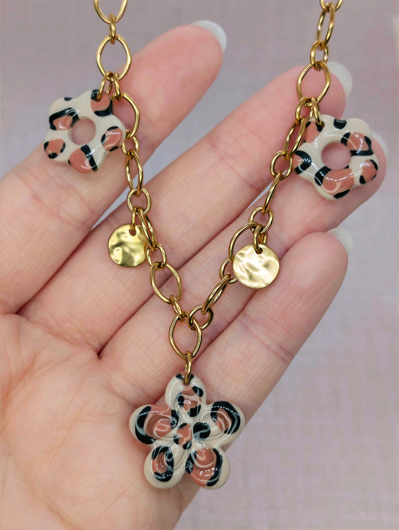 Collier - Aurora Léopard