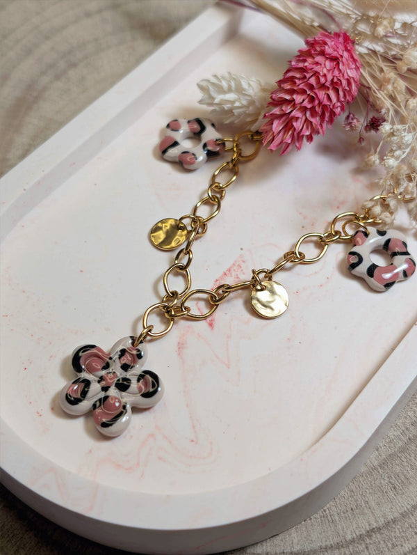 Collier - Aurora Léopard
