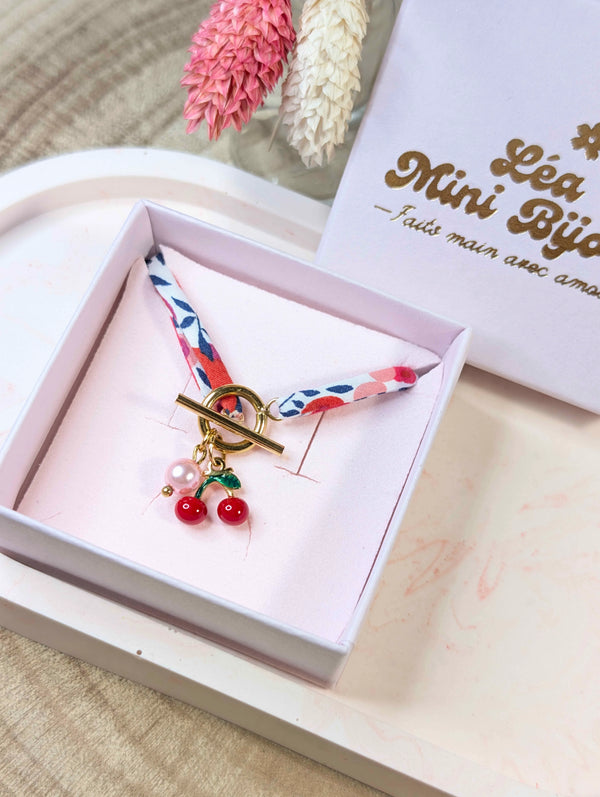 Bracelet liberty - Cerise