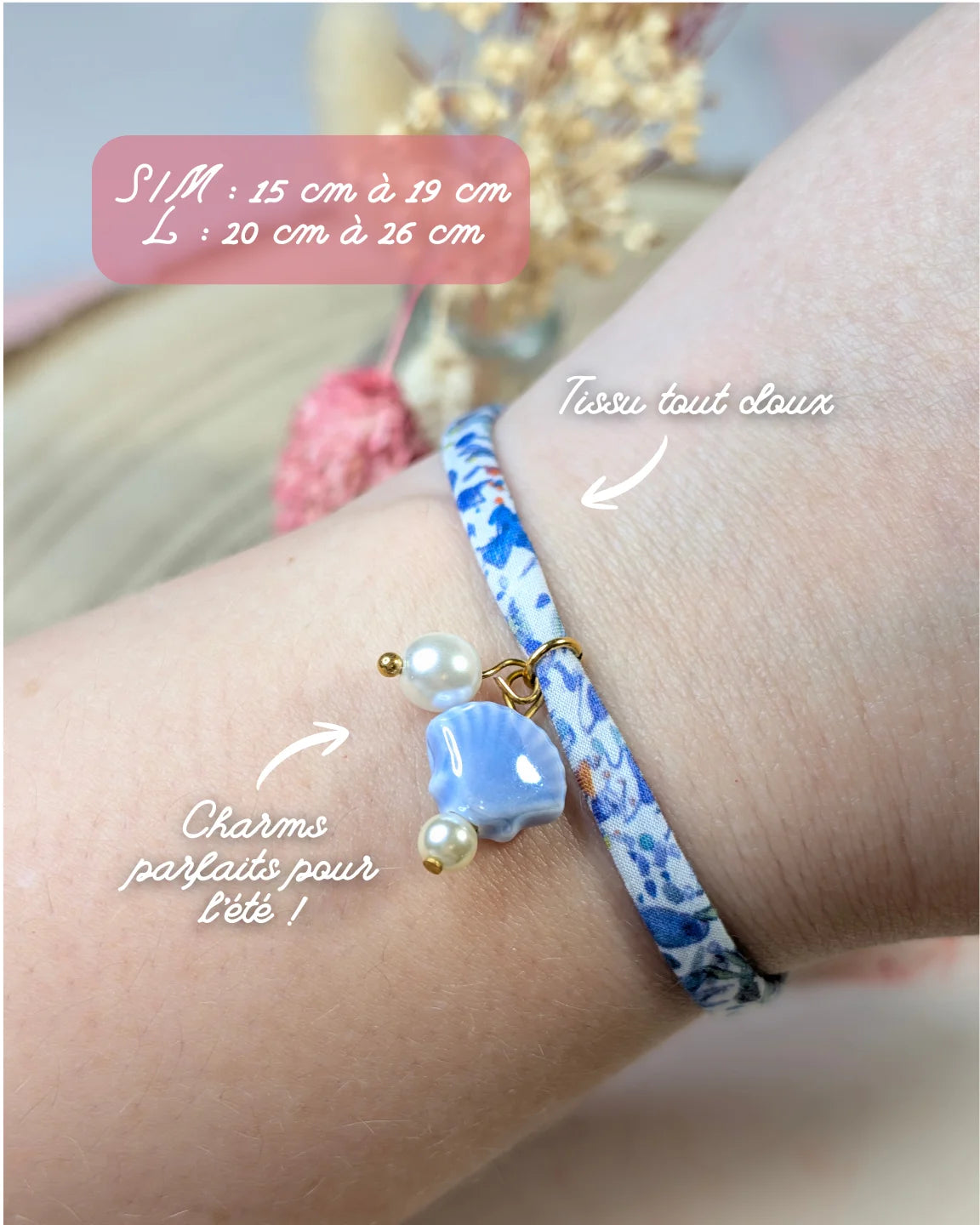 Bracelet liberty - Coquillage