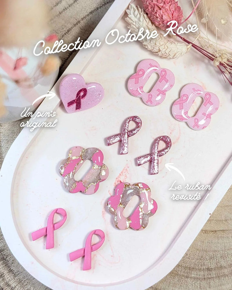 Ruban octobre rose